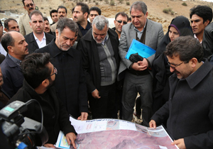 بازدید وزیر جهاد کشاورزی از دو طرح انتقال آب