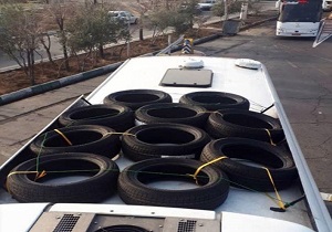 کشف انواع کالاهای قاچاق از یک دستگاه اتوبوس مسافربری