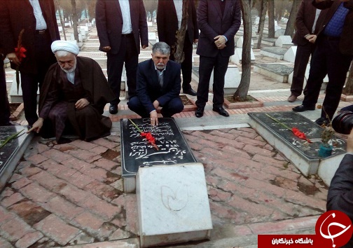 حضور وزیر فرهنگ وارشاد اسلامی در گلزار شهدای ارومیه