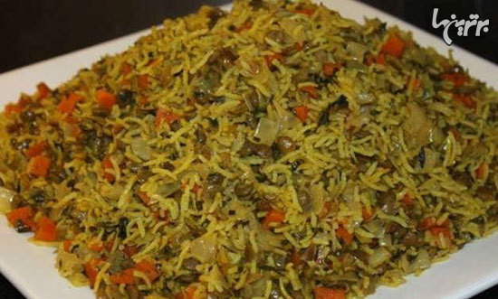 طرز تهیه انواع پلو&zwnj;های مخلوط بدون گوشت