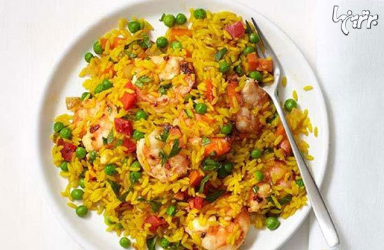 طرز تهیه انواع پلو&zwnj;های مخلوط بدون گوشت