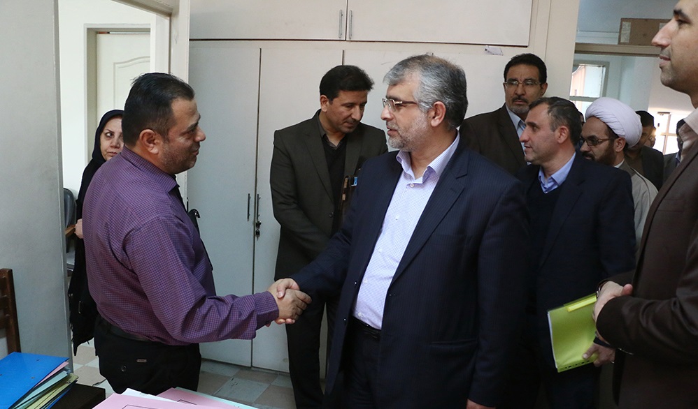 بازدید رئیس کل دادگاه‎های عمومی و انقلاب از مجتمع قضایی شهید محلاتی
