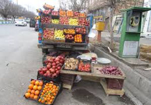 خیابان احسان در محاصره خودروهای دوره‌گرد + فیلم