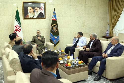 جمعی از نمایندگان مجلس با امیر موسوی دیدار کردند