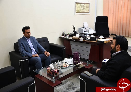 دیدار رئیس شورای شهرستان بندرماهشهر و رئیس اداره کتابخانه های عمومی