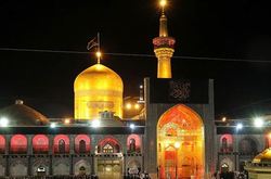 مشهد الرضا سوگوار شهادت ام ابیها فاطمه زهرا(س)
