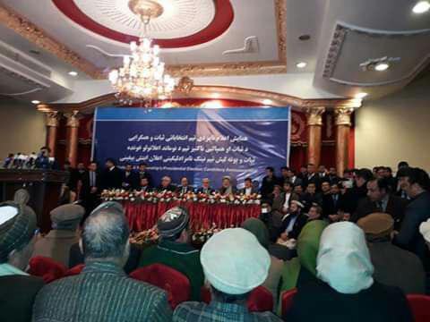 مراسم اعلام نامزدی &laquo;عبدالله&raquo; در انتخباات ریاست جمهوری آغاز شد + تصاویر