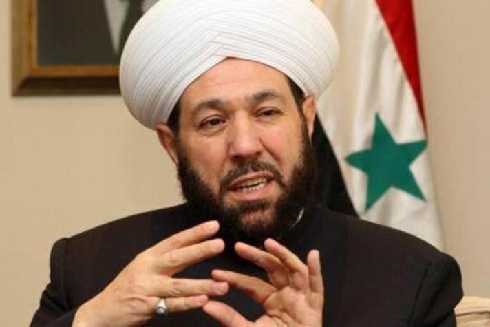احمد حسون: جنگ علیه سوریه به دلیل حمایت از قدس و فلسطین بوده است