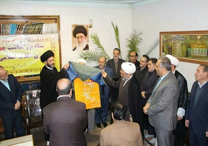 پوستر هنرواره ملی«انقلاب اسلامی، روایت ایرانی» در اردبیل رونمایی شد