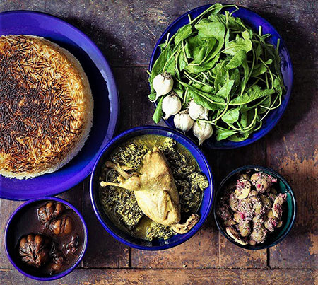 خورش سیر قلیه گیلکی با مرغ + دستور تهیه