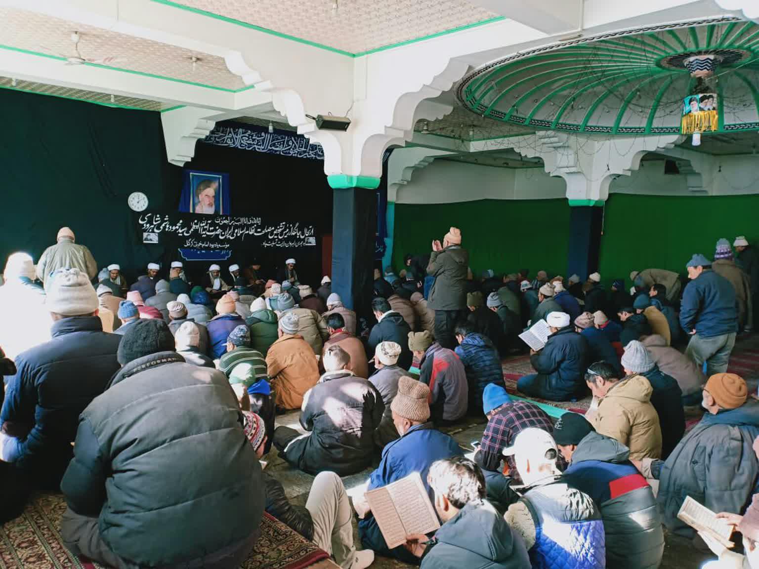 دسته عزاداری شیعیان کرگل هند به مناسبت درگذشت آیت الله هاشمی شاهرودی+عکس
