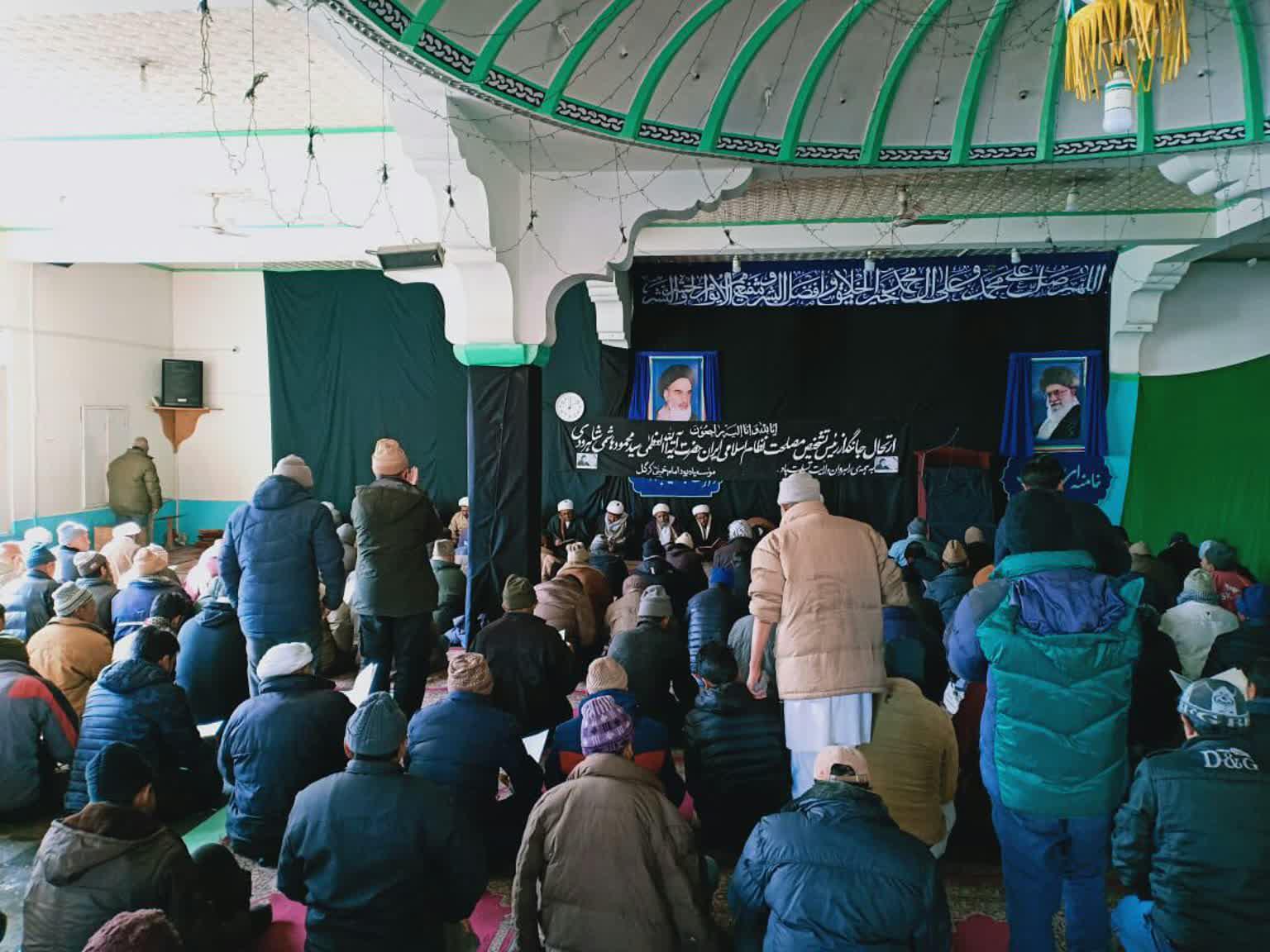 دسته عزاداری شیعیان کرگل هند به مناسبت درگذشت آیت الله هاشمی شاهرودی+عکس