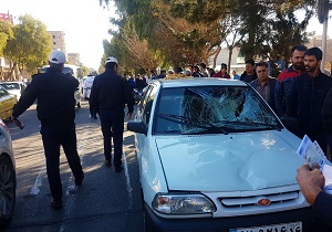 جان باختن یک عابر پیاده در سانحه تصادف