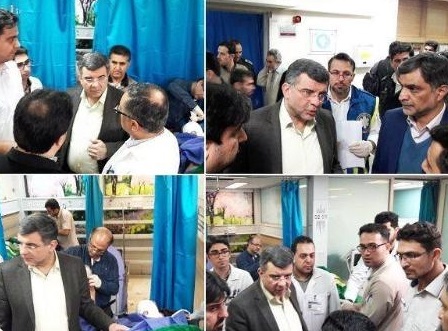انتقال همه مصدومان حادثه به مراکز درمانی/ ٢١ مصدوم وضعیتی پایدار دارند