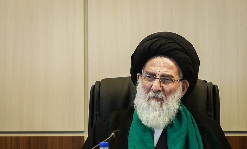 مراسم وداع با آیت&zwnj;الله هاشمی شاهرودی برگزار شد