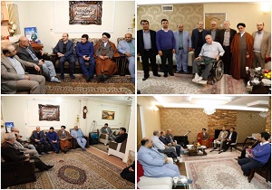 دیدار استاندار قزوین با دو خانواده جانباز و ایثارگر