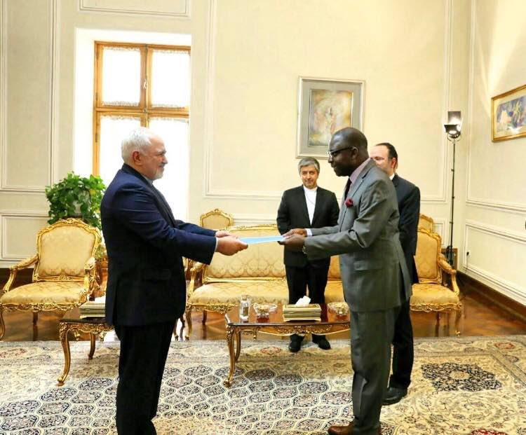 تقدیم استوارنامه سفیر جدید مالی به ظریف
