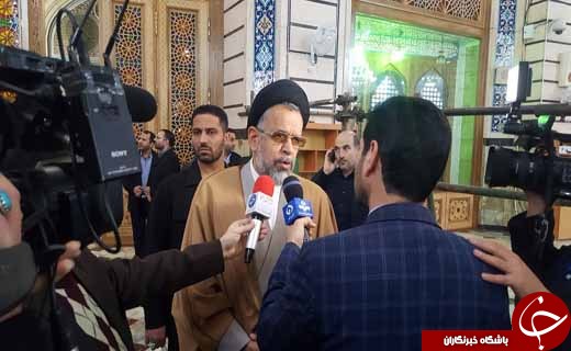 تشییع پیکر آیت الله هاشمی شاهرودی در حرم مطهر حضرت معصومه(س) + تصاویر