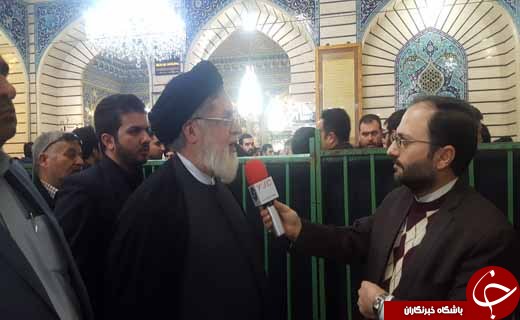 تشییع پیکر آیت الله هاشمی شاهرودی در حرم مطهر حضرت معصومه(س) + تصاویر
