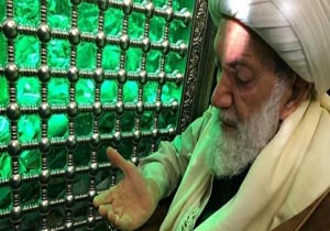آیت الله شیخ عیسی قاسم وارد نجف اشرف شد