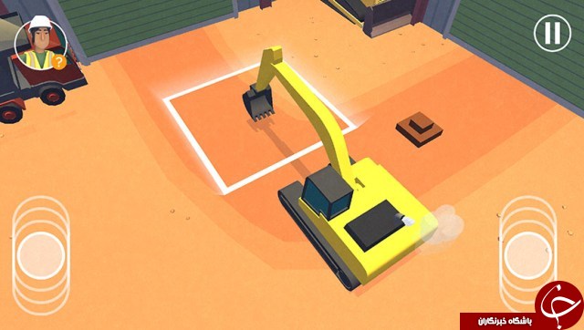 ورود به یک دنیای شبیه سازی شده در بازی موبایل Dig In: An Excavator Game +تصاویر