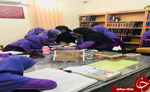 کتابخانه آیت الله سعیدی بندرماهشهر میزبان دانش آموزان مدرسه 