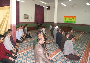 برپایی نماز وحدت در آموزش و پرورش بهبهان