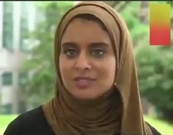 دختر محجبه ای که در آمریکا دفاع شخصی آموزش می&zwnj;دهد+فیلم