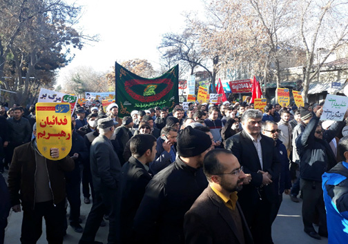 مراسم گرامیداشت حماسه ۹ دی در بجنورد آغاز شد+ تصاویر