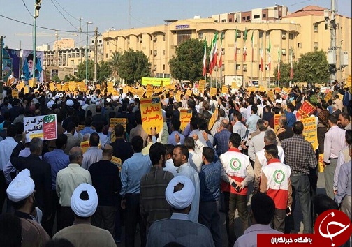 آغاز اجتماع مردمی بزرگداشت حماسه ۹ دی در بندرعباس