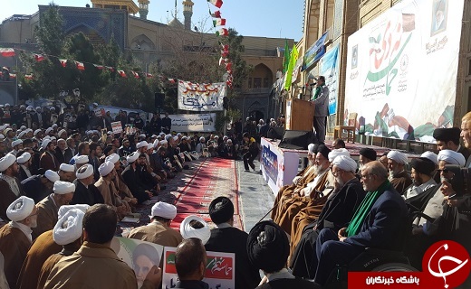 دشمنان آرزوی جدایی حوزه علمیه و نظام اسلامی را به گور خواهند برد/ملت ایران دشمنان راخسته کرده وخود خسته نمی شود