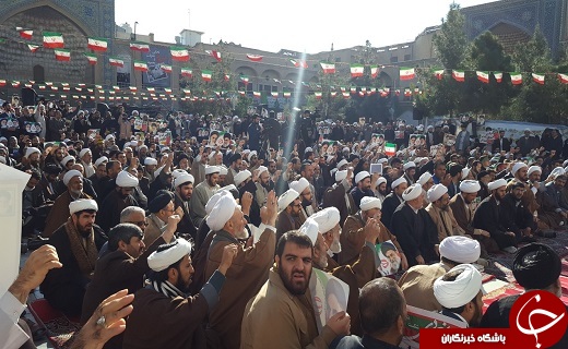 دشمنان آرزوی جدایی حوزه علمیه و نظام اسلامی را به گور خواهند برد/ملت ایران دشمنان راخسته کرده وخود خسته نمی شود