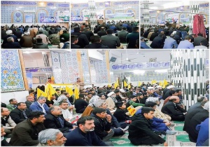 برگزاری مراسم سالروز حماسه ۹ دی در حمیدیه
