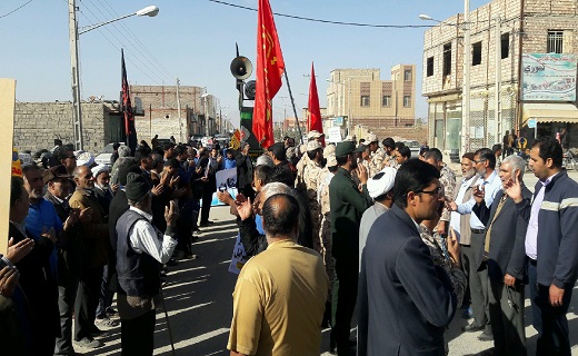 برگزاری مراسم راهپیمایی 9دی در خراسان جنوبی+عکس