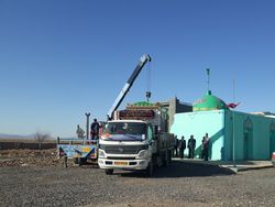 رونمای از ضریح بقعه امامزاده علی النقی روستای الله آباد بردسکن رونمای از ضریح بقعه امامزاده علی النقی روستای الله آباد بردسکن