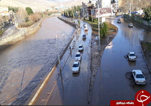 سیل در خرم آباد به روایت تصویر