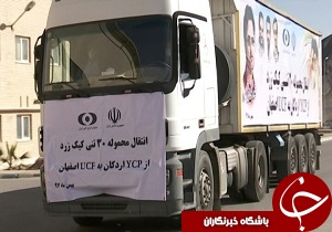 دومین محموله کیک زرد از مجتمع صنعتی شهید رضایی نژاد اردکان ارسال شد