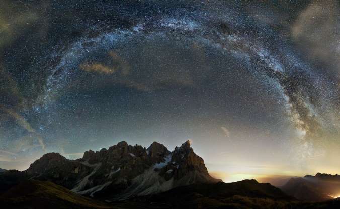 نمای کهکشان راه شیری در آسمان کشور&zwnj;های مختلف جهان+تصاویر