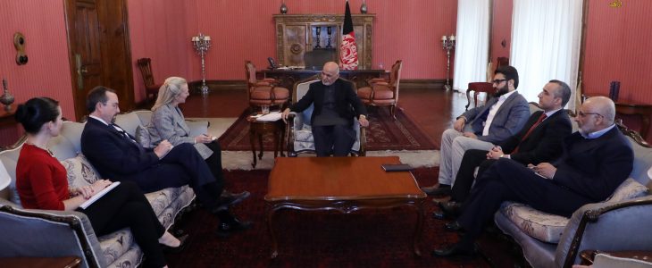 دیدار معاون وزارت خارجه آمریکا با رهبران دولت وحدت ملی افغانستان
