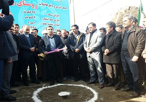 کلنگ زنی طرح جمع آوری دفع فاضلاب روستای وار در شهرستان خوی