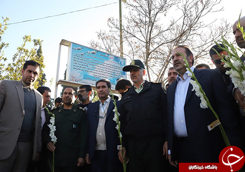 گلباران قبور مطهر شهدا در فارس