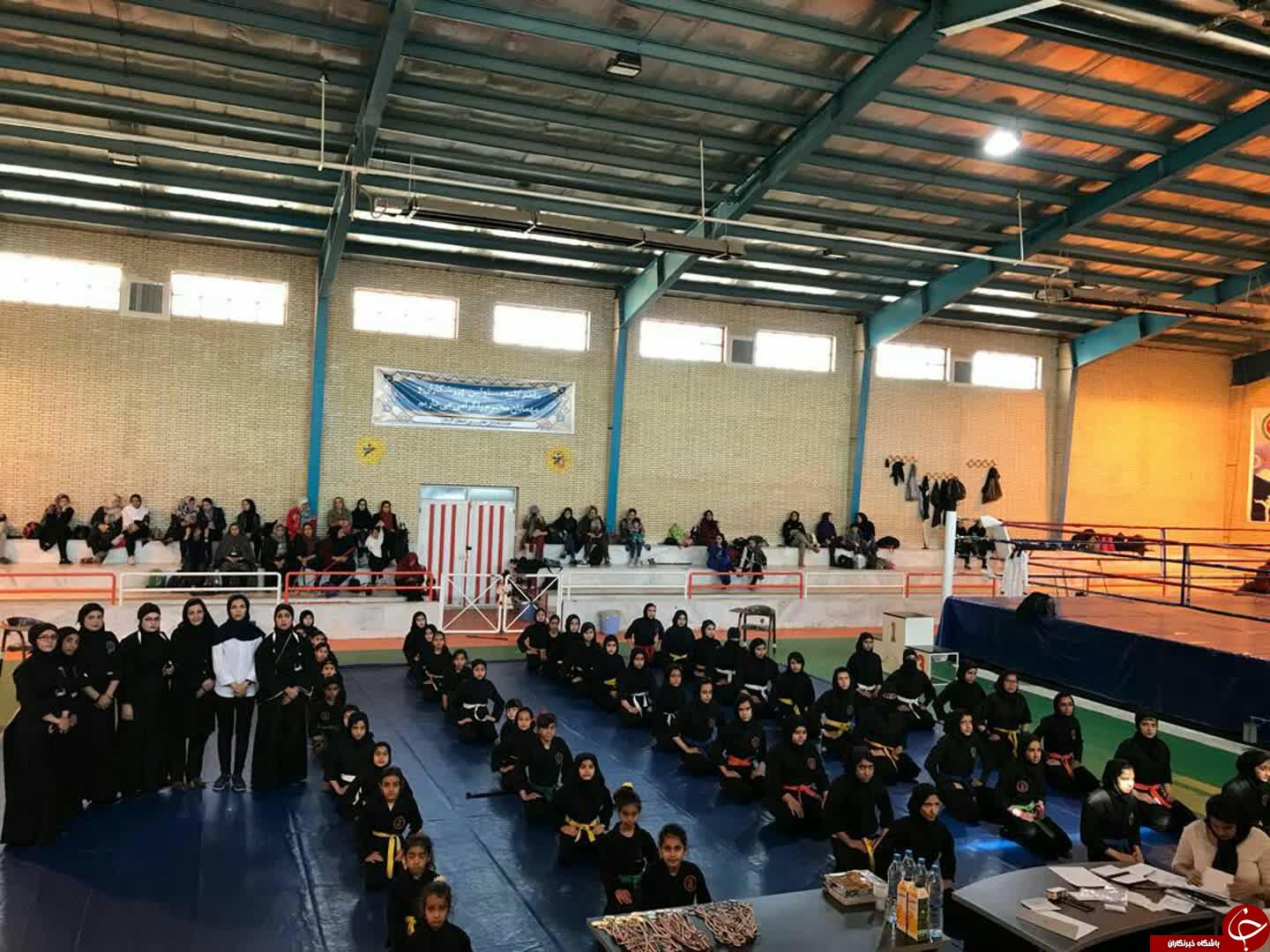 کرمان بر سکوی نخست رقابت های نینجا رنجر بانوان استان