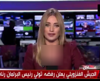 خنده&zwnj;های تمسخرآمیز گزارشگر شبکه صعودی وسط برنامه زنده+فیلم