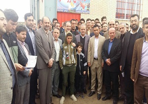 افتتاح دو طرح ورزشی در تاکستان