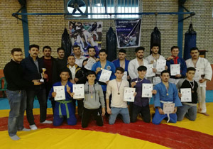 ۱۴ مدال رنگی بر گردن رزمی کاران مهابادی