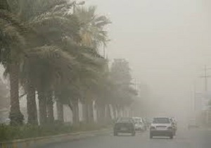 آسمان آبادان و خرمشهر غبار آلود همراه با افزایش ابر