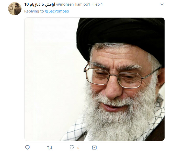 پاسخ دندان شکن کاربران ایرانی به گزافه&zwnj;گویی&zwnj;های وزیرخارجه آمریکا همچنان ادامه دارد+تصاویر