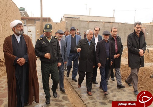 معابر شهر ارسک سنگ فرش  شدند
