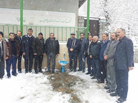 افتتاح طرح آبرسانی داماش رودبار