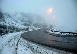 کولاک در گردنه‌های استان قزوین